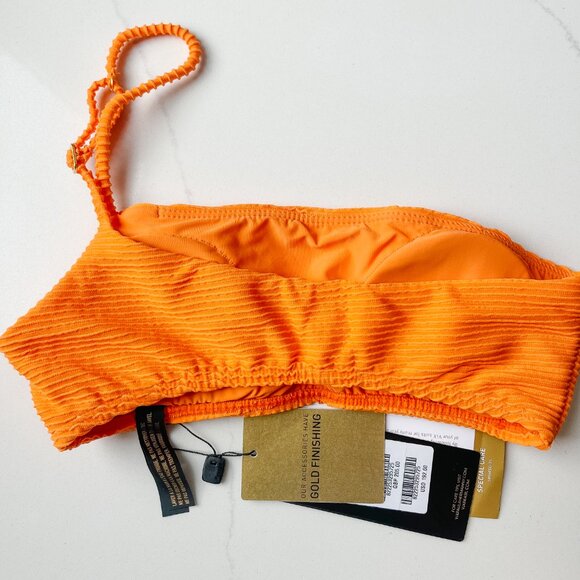 NWT Vix Dune Cheeky Bandeau Orange Bikini Set Size Small - Picture 4 of 4